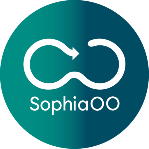 The brand is built around clarity and motivation, using a distinctive circular motif, a refined colour system, and a design language that promotes trust and usability.